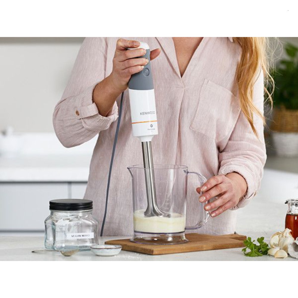 Kenwood Triblade XL Hand Blender with 4 Attachments, HBM40.306WH