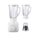 Panasonic 1.5L Blender MX-EP5171 with 2 Plastic Jugs and 1 Dry Mill for Juice, Smoothies, Soup and Spices, MX-EP5171WSK