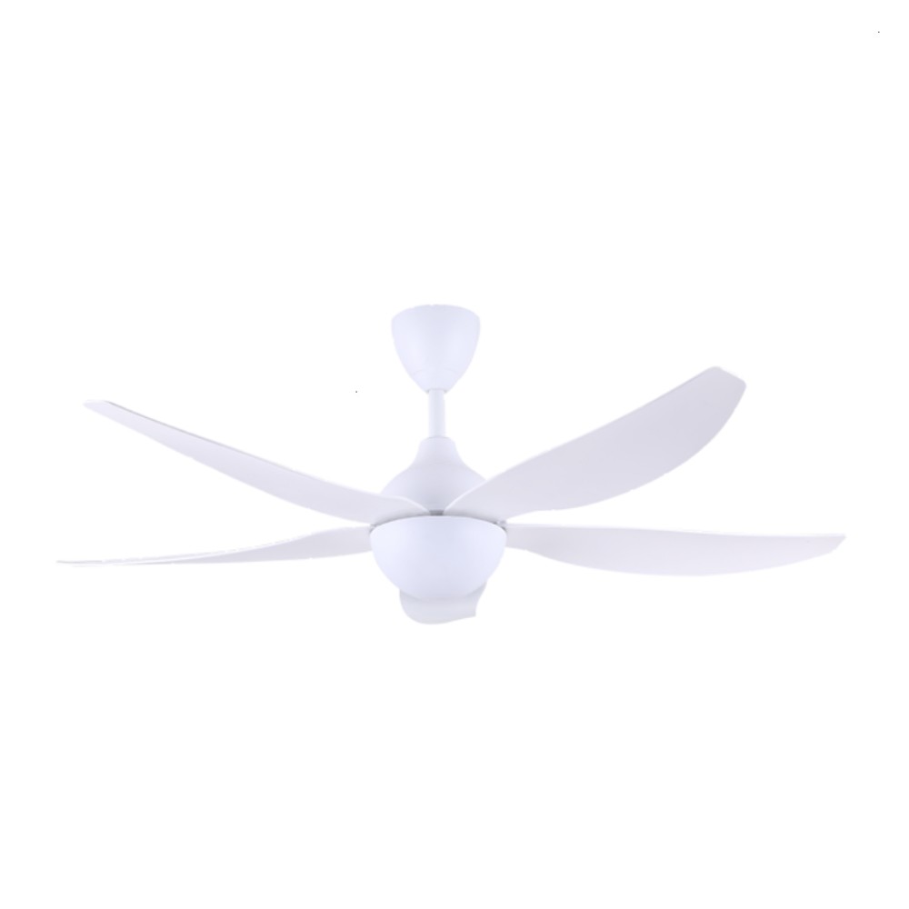 Alpha AX80 5B 56" DC Motor Ceiling Fan with 5 Blades & 8 Speed Remote (Matt White) | AX80-5B/56