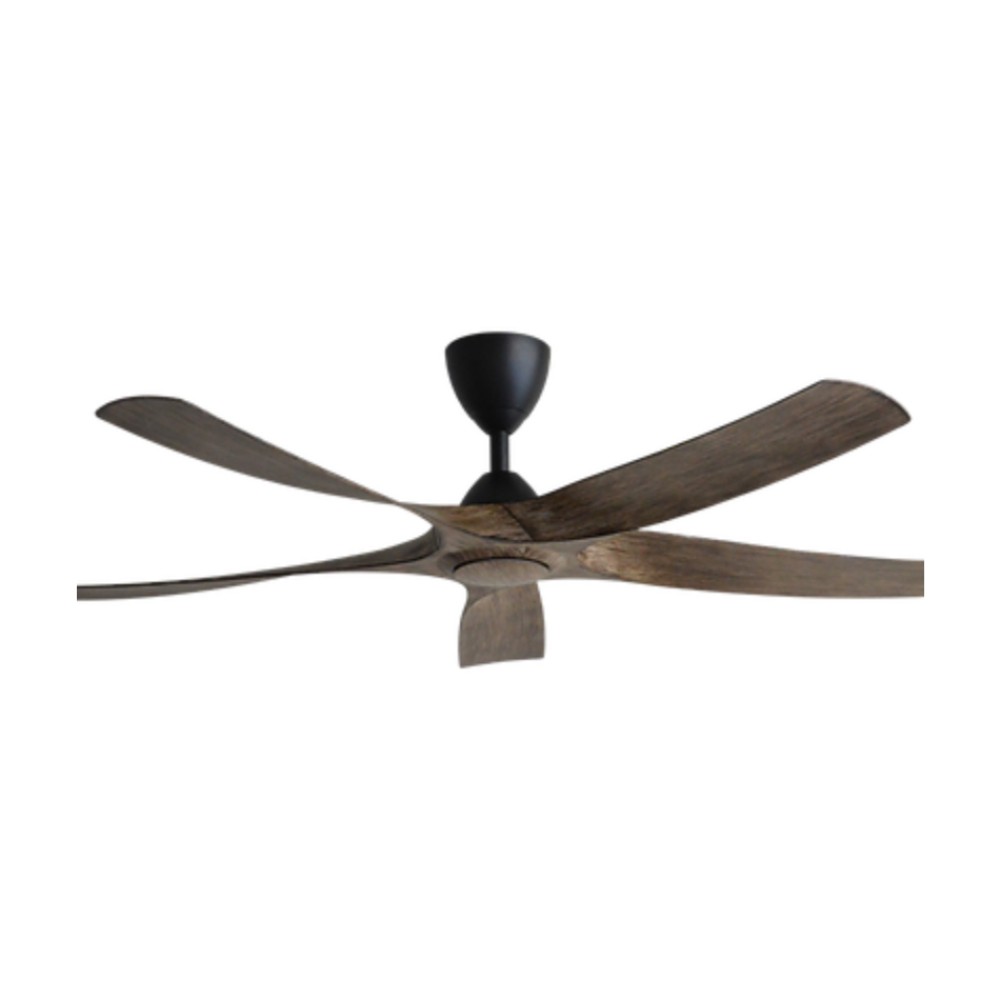 ALPHA Alkova AXIS 56" DC Motor Ceiling Fan with 5 Blades & 8 Speed Remote (Oak/MB) | AXIS-5B/56