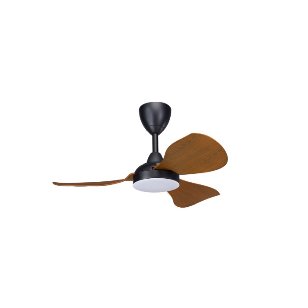 ALPHA Cosa EX36 36" Ceiling Fan with 3 Blades & LED (Walnut) | EX36-3B/LED