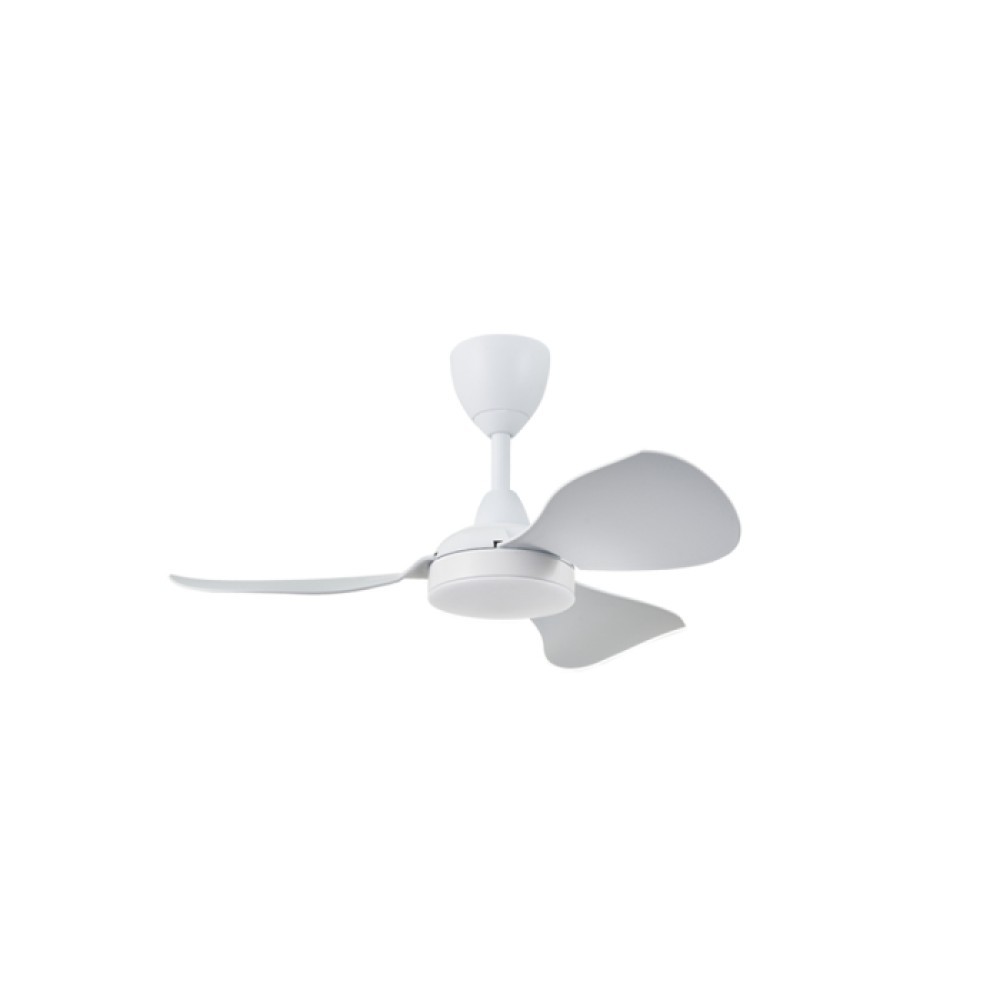 ALPHA Cosa EX36 36" Ceiling Fan with 3 Blades & LED (Matt White) | EX36-3B/LED