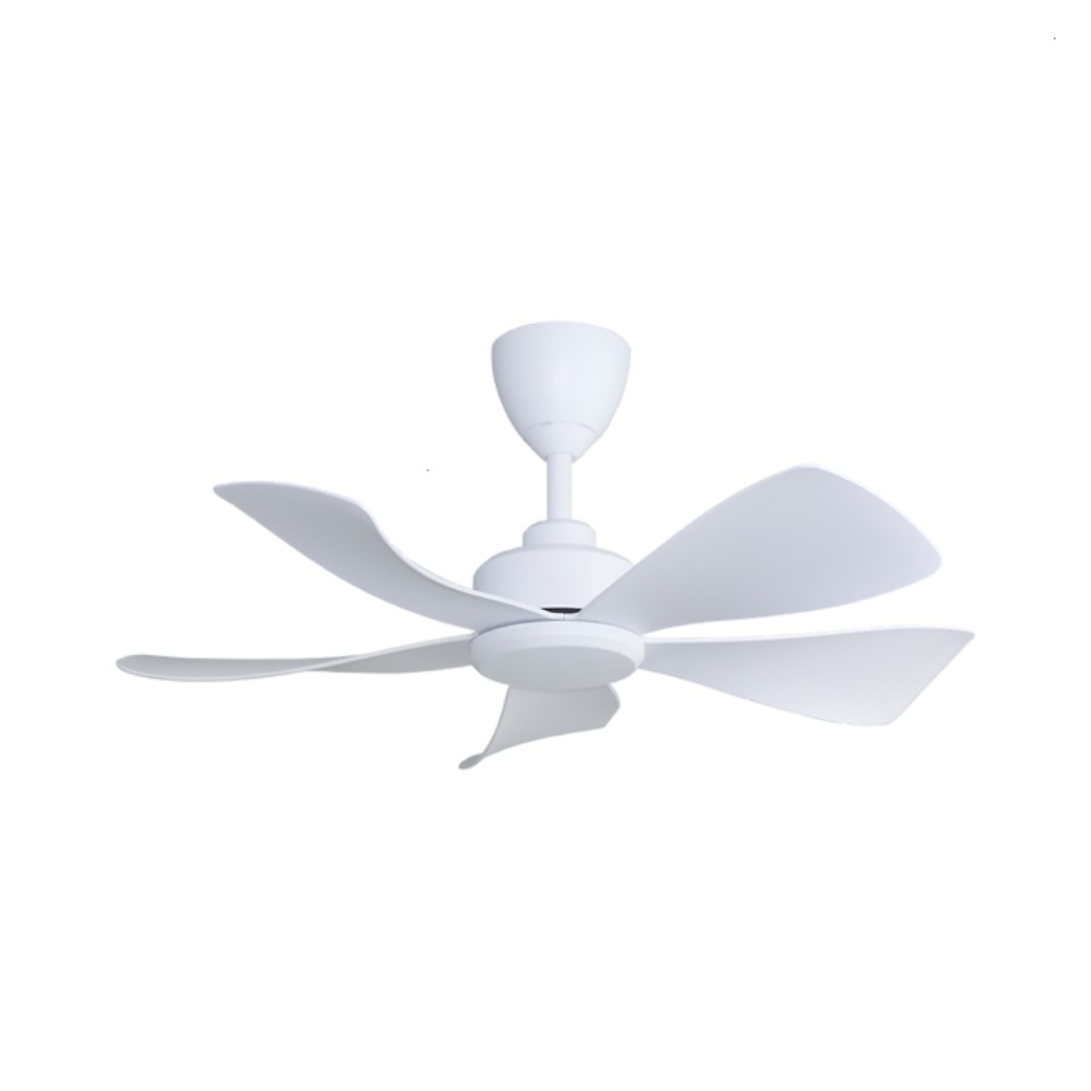 Alpha HANI 5B 36" DC Motor Ceiling Fan with 5 Blades & 8 Speed Remote (Matt White) | HANI 5B/36