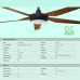 ALPHA IRIZ LED CEILING FAN-MATTBLACK | IRIZ-5B/56 LED-MATTBLACK