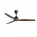 ALPHA Vannus KS1 3B 60" DC Motor Ceiling Fan with 3 Blades & 6 Speed Remote (Walnut) | KS1-3B/60