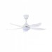 ALPHA Vannus Luna 46" LED Ceiling Fan with 5 Blades & 6 Speed Remote (MATT WHITE) | Luna 5B/46 LED