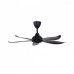 ALPHA Vannus Luna 46" Ceiling Fan with 5 Blades & 6 Speed Remote (MATT BLACK) | Luna 5B/46