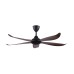 ALPHA Vannus Luna 56" Ceiling Fan with 5 Blades & 6 Speed Remote (M.Black Walnut) | Luna 5B/56