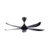 ALPHA Vannus Luna 56" Ceiling Fan with 5 Blades & 6 Speed Remote (MATT BLACK) | Luna 5B/56