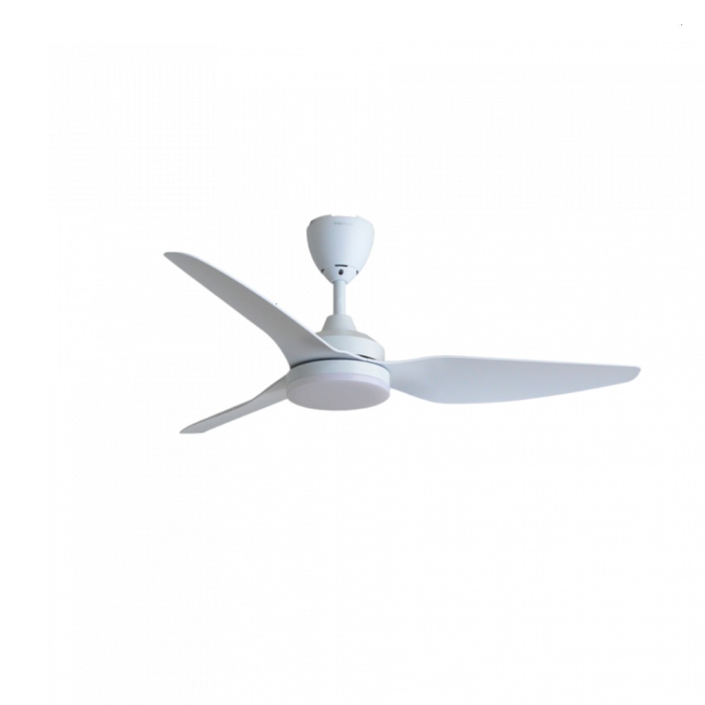 ALPHA Vannus VC3 3B 52" LED Ceiling Fan with 3 Blades & 6 Speed Remote (MATT WHITE) | VC3-3B/52 LED