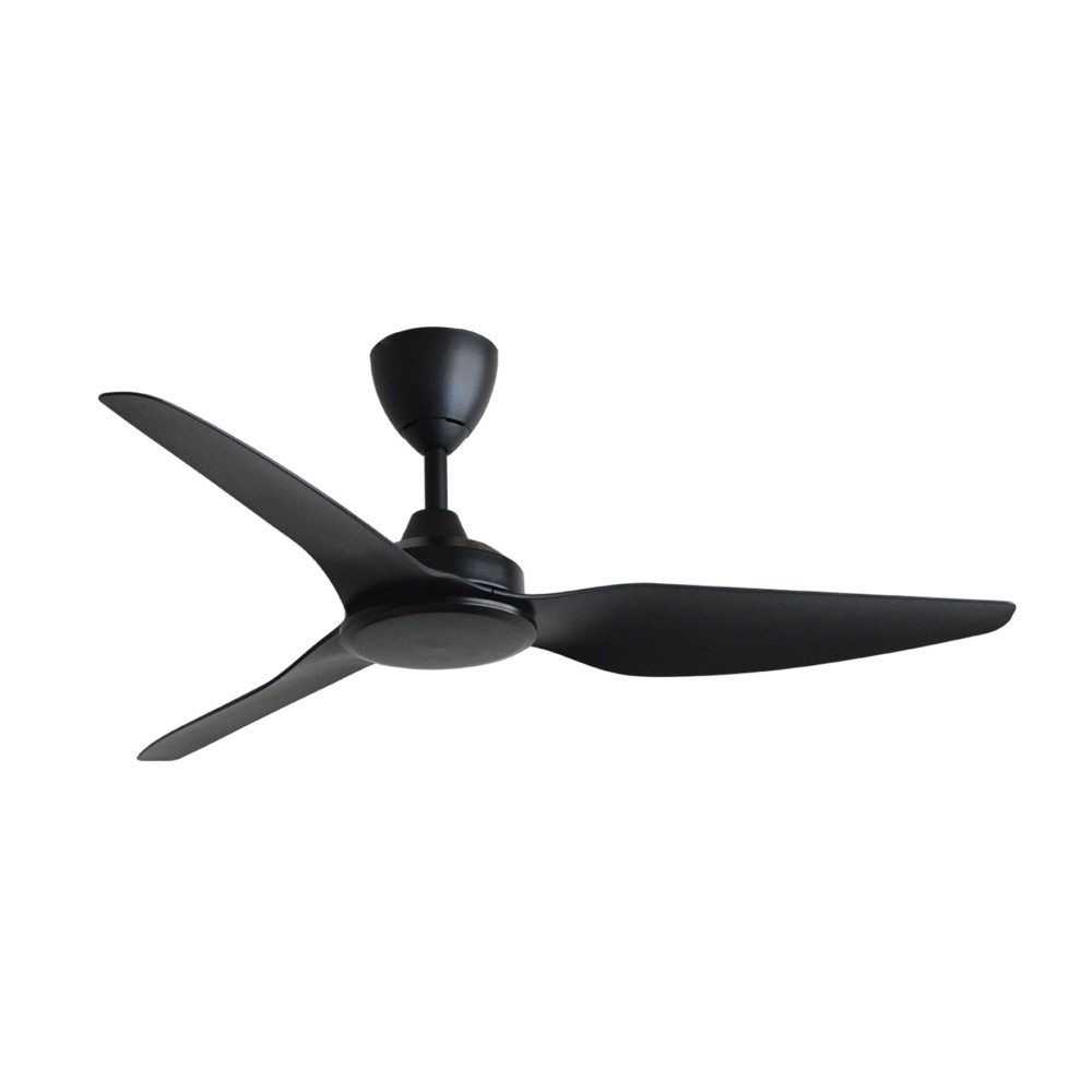 ALPHA Vannus 52" Ceiling Fan with 3 Blades & 6 Speed Remote (MATT BLACK) | VC3 3B / 52