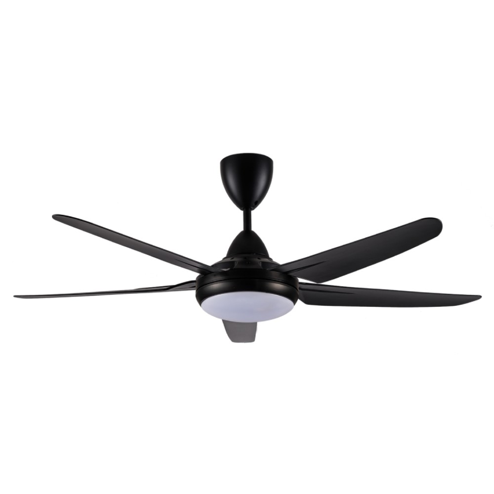 ALPHA Cosa Xpress 54" LED Ceiling Fan with 5 Blades & 4 Speed Remote (MATT BLACK) | Xpress-5B/54 LED
