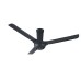 KDK 56" 3 Blades Ceiling Fan Canopy Short Pipe with Remote Control (Black) | K14KF-BK