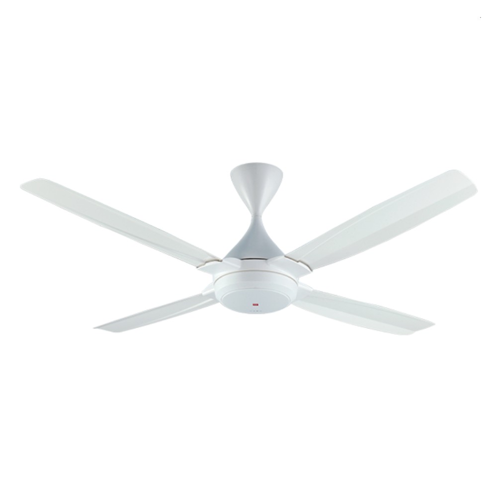 KDK (140cm/56”) DC 4 Series Ceiling Fan with Remote Control (WHITE) | K14TE-WT