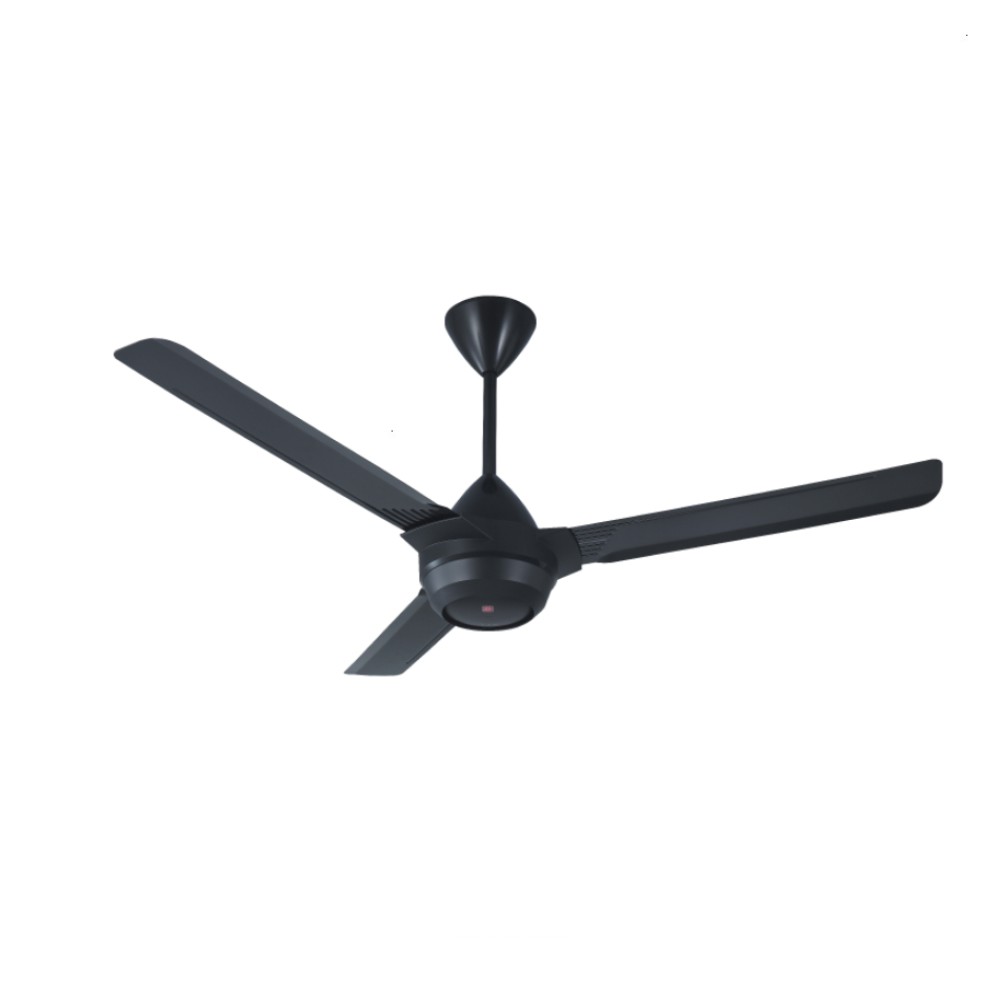 KDK 56" 3 Blades Ceiling Fan with Remote Control (Black) | K14XF-BK