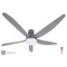 KDK NIKKO (150cm/60") 5 Blades LED Ceiling Fan | K15UW-QEY (Short Pipe)