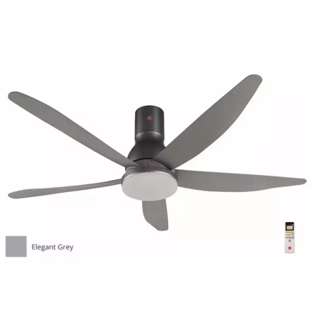 KDK NIKKO (150cm/60")  5 Blades LED Ceiling Fan | K15UW-REY (Long Pipe)