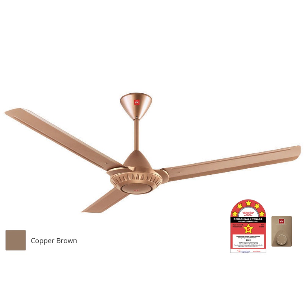 KDK 60" REGULATOR TYPE CEILING FAN - COPPER BROWN