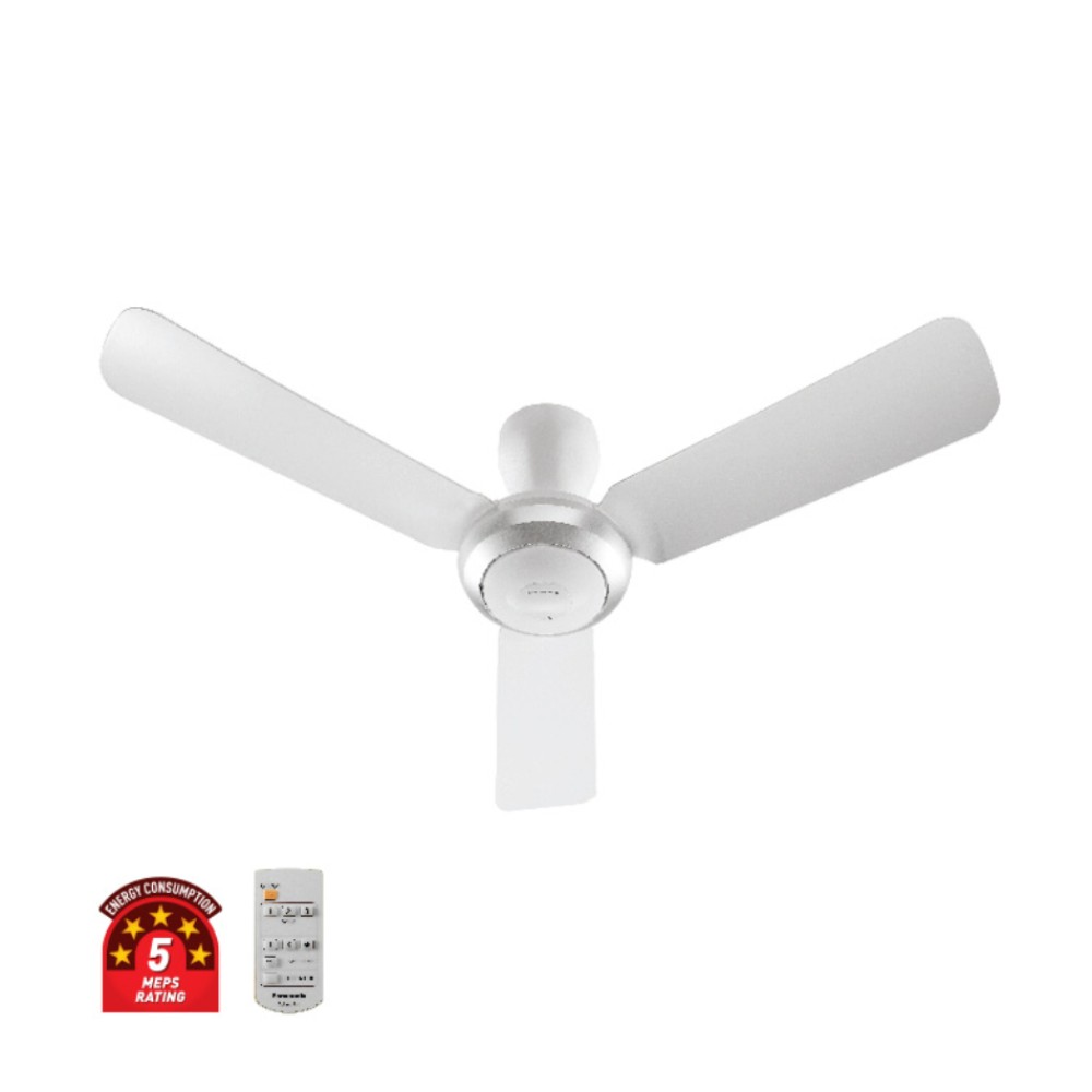 Panasonic BAYU JR 3-Blade Design Ceiling Fan 48" (2022) | F-M12DEVBWH