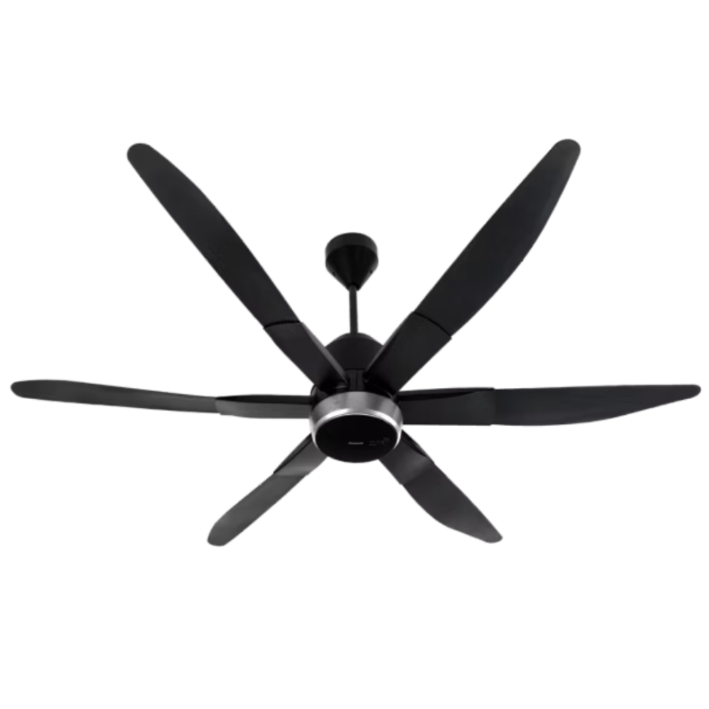 PANASONIC 70" 6 BLADE DC MOTOR CEILING FAN WITH MOTION SENSOR - BLACK | FM18LYVBKSH