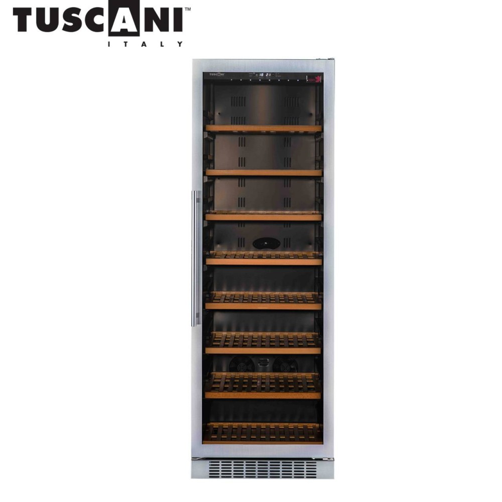 Tuscani Bello Vino Series Wine Cellar/Chiller 424L 151 bottles Single Zone (Stainless Steel Door) | TSC BELLONA 166 (SS)