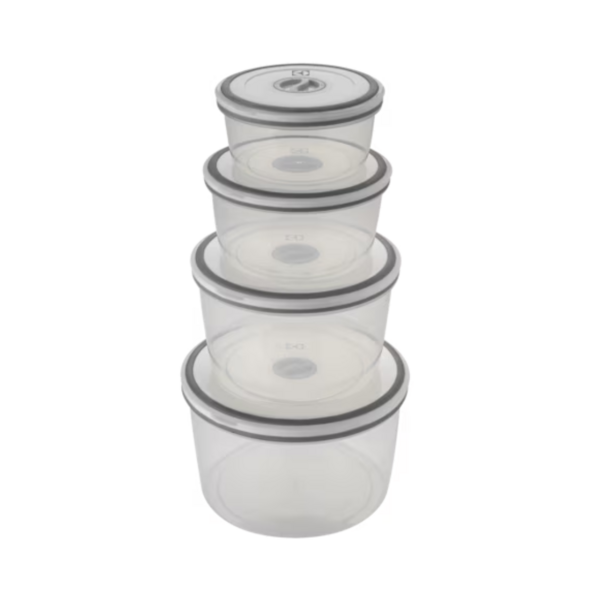 4x BPA-free plastic food containers | EACONP4P