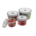 4x BPA-free plastic food containers | EACONP4P