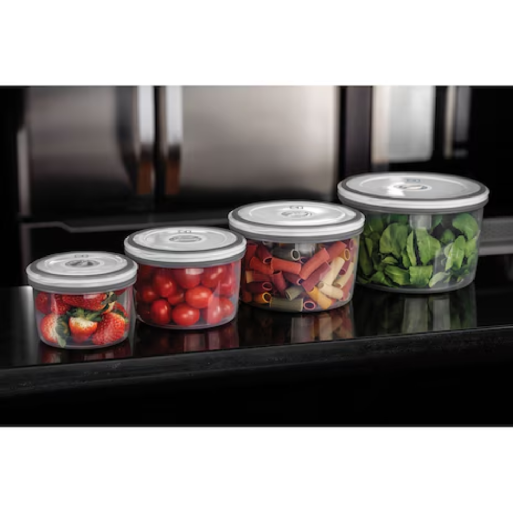 4x BPA-free plastic food containers | EACONP4P