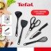 Tefal Kitchenware 5 PCS - Utensils (Wok spatula + Ladle Spatula + Kitchen Shears 21cm + Chef Knife 15cm + Whisks)