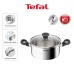 Tefal Starter Stainless Steel Stewpot with Lid 20cm | Deep Frypan | E32544