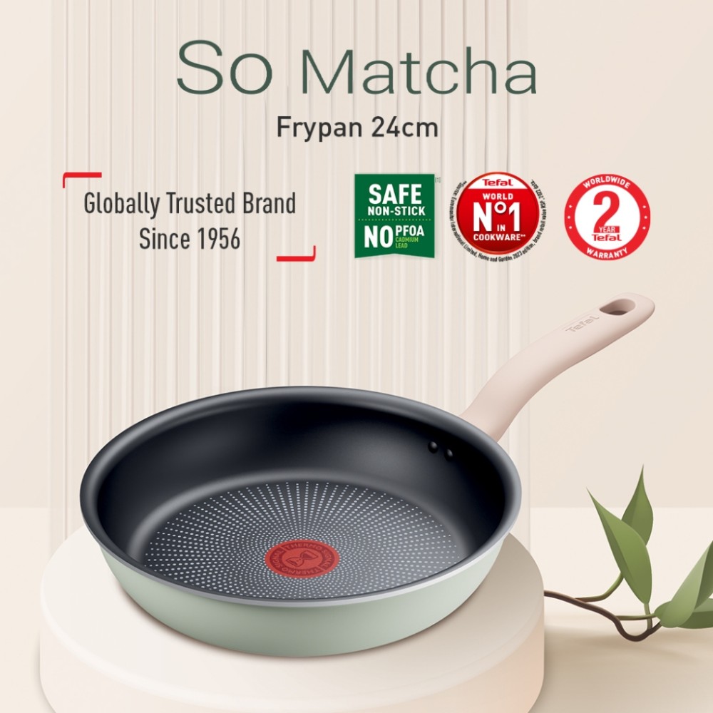 Tefal So Matcha Frypan 24cm | Non-stick Cookware | G17904