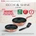 Tefal Cook & Shine 3pc Set (Wokpan 28cm + Frypan 24cm + Slotted Spatula) | G808S3