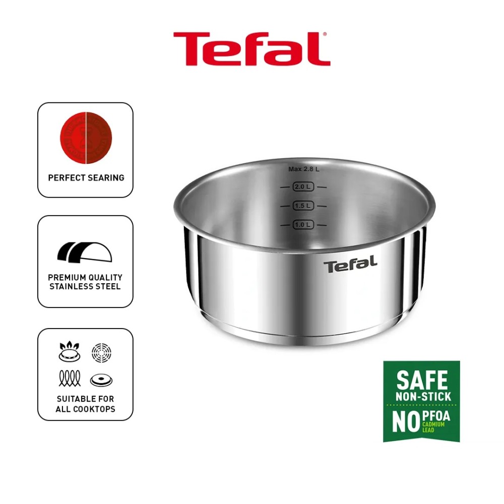 Buy Tefal Ingenio Emotion 10 Piece Stainless Steel Pan Set