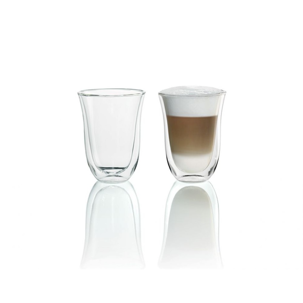 DELONGHI 220ML LATTLE MACCHIATO DOUBLE WALL GLASS | DLSC312
