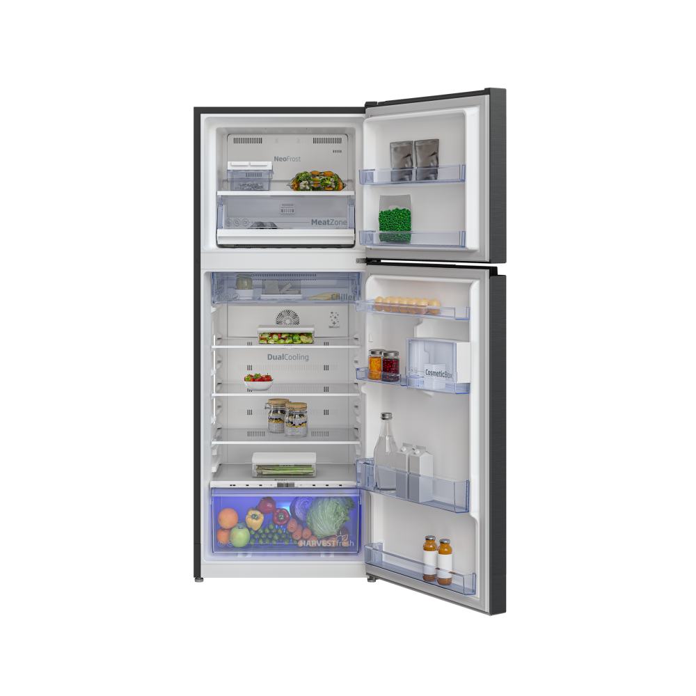 Beko 409L 2-Door Top Mount Freezer Refrigerator with ProSmart INVERTER | RDNT401E50VK