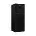 Beko 470L 2-Door Top Mount Freezer Refrigerator with ProSmart INVERTER (Black - Glass) | RDNT470E50VZJGB
