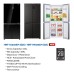 Haier 522L Multi Door Refrigerator with Twin Inverter (Steel Black) | HRF-IM585EM(FB)