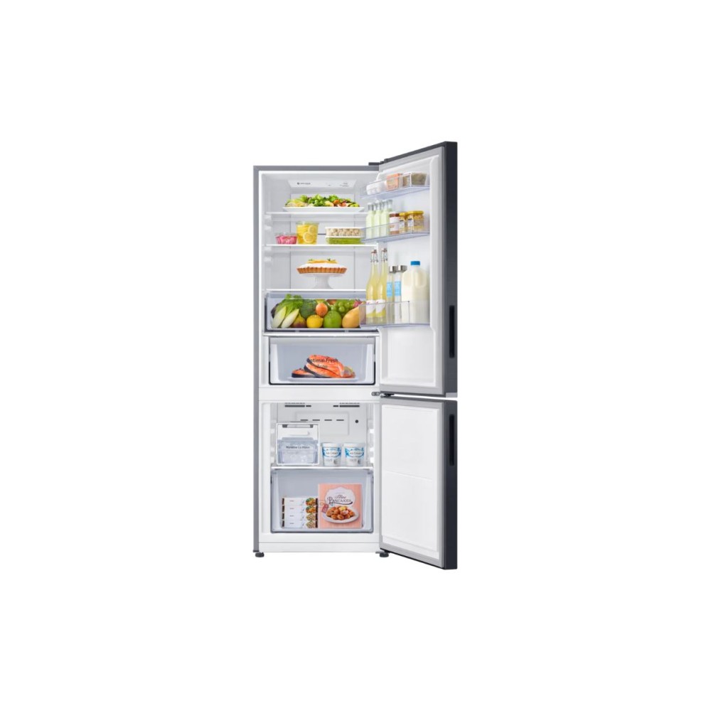 SAMSUNG 315L BOTTOM MOUNT FREEZER WITH OPTIMAL FRESH ZONE - BLACK | RB30N4050B1/ME