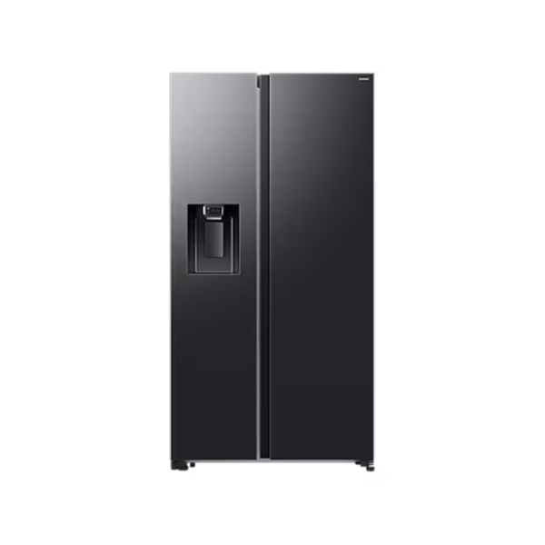 SAMSUNG 617L Refrigerator SBS -SmartThings AI Energy Black | RS70F65KNFME