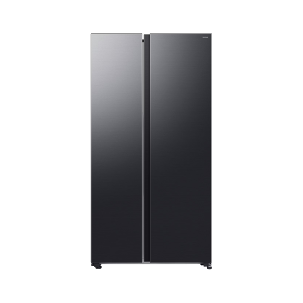 SAMSUNG 655L Refrigerator SBS -SmartThings AI Energy Black | RS70F65QNFME
