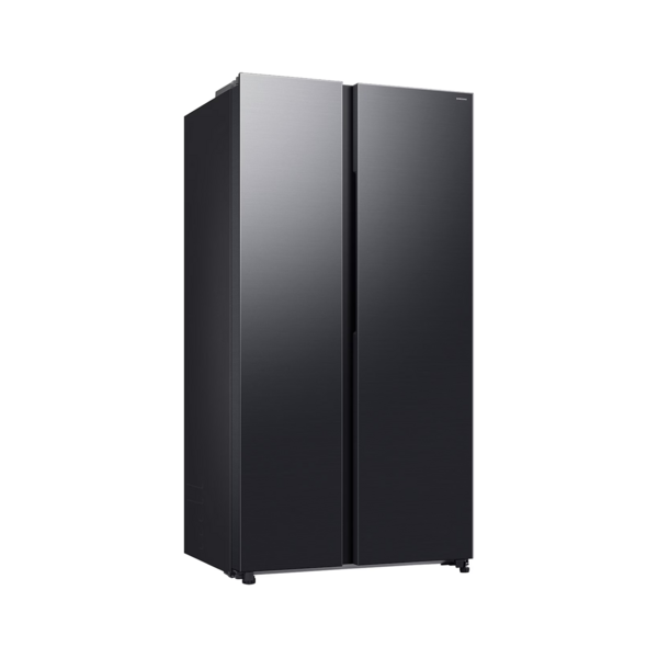 SAMSUNG 655L Refrigerator SBS -SmartThings AI Energy Black | RS70F65QNFME