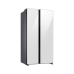 SAMSUNG 647L Refrigerator SBS -Smartthings AI Energy White Glass | RS70F65QNWME