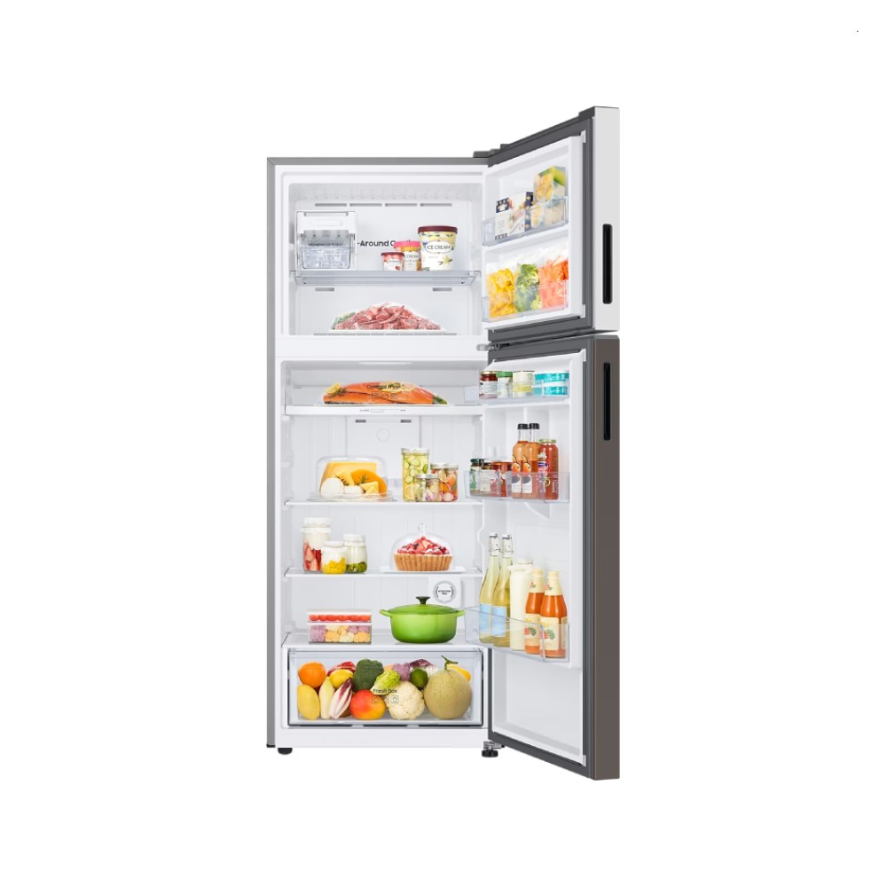 [SAVE 4.0] Samsung 427L Bespoke Top Mount Freezer Refrigerator 2023 (Cotta White + Cotta Charcoal) | RT42CB6644C3ME