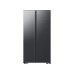 Samsung 583L Refrigerator SBS -SmartThings AI Energy Gentle Black Matt | RS57DG4000B4ME