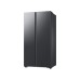Samsung 583L Refrigerator SBS -SmartThings AI Energy Gentle Black Matt | RS57DG4000B4ME