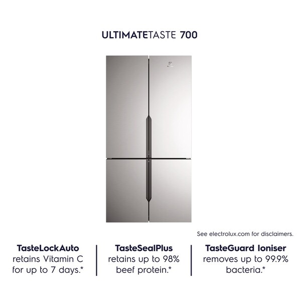 Electrolux 562L UltimateTaste 700 French Door Refrigerator | EQE5600A-S