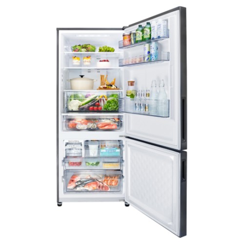 [SAVE 4.0] Panasonic 422L 2-Door Bottom Freezer Refrigerator with ECONAVI INVERTER (Silver) | NR-BX421BPSM
