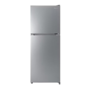 PANASONIC 202L TWIN DOOR TOP FREEZER REFRIGERATOR - SILVER STEEL | NR-TC221BUSM