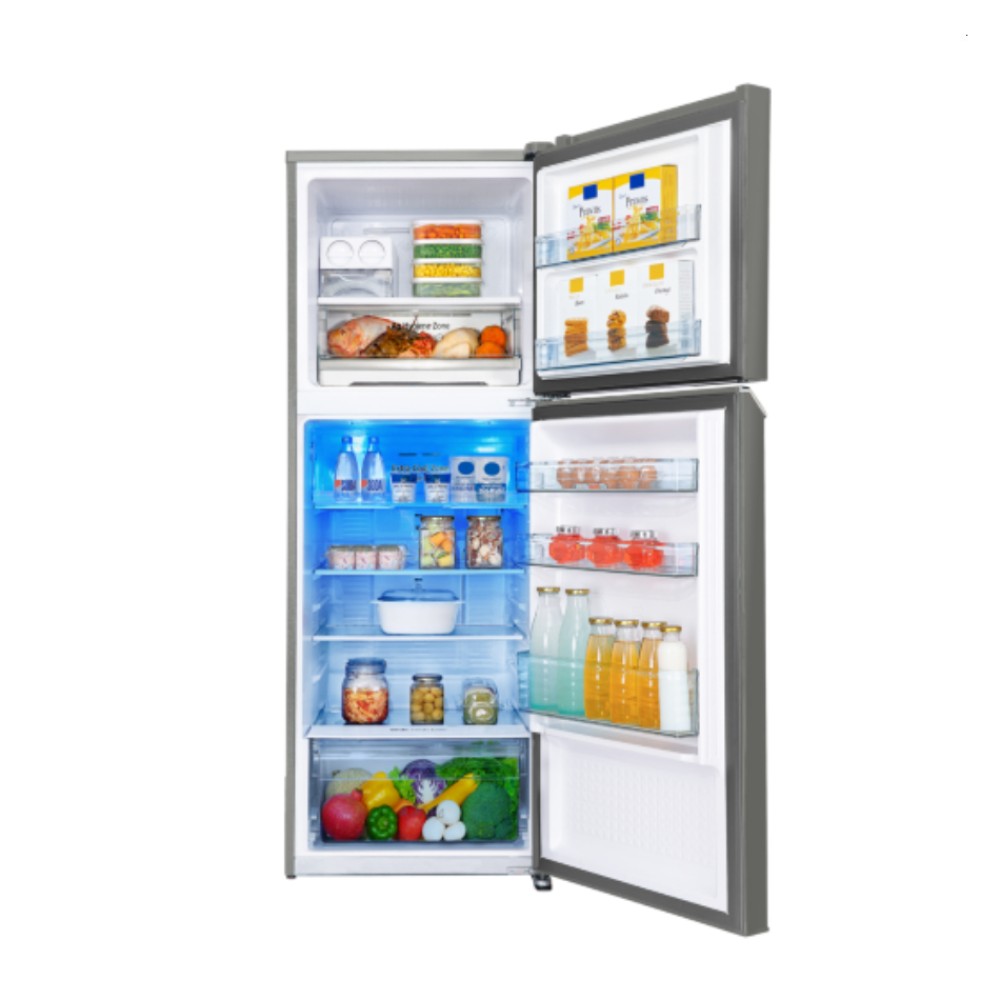 [SAVE 4.0] Panasonic 325L 2-door Top Freezer Refrigerator with ECONAVI INVERTER (Glossy Silver) | NR-TV341BPSM