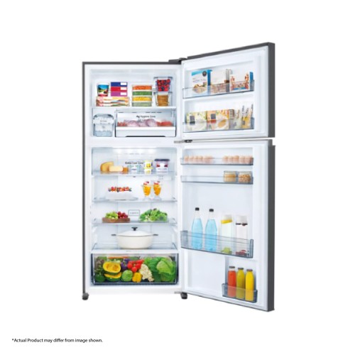 [SAVE 4.0] Panasonic 601L 2-Door Top Freezer Refrigerator with ECONAVI INVERTER (2022, Glass Look Black) | NR-TZ601BPKM